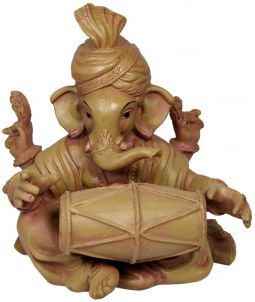 Ganesh With Drum 7.5"